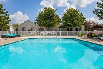 Sparkling swimming pool
